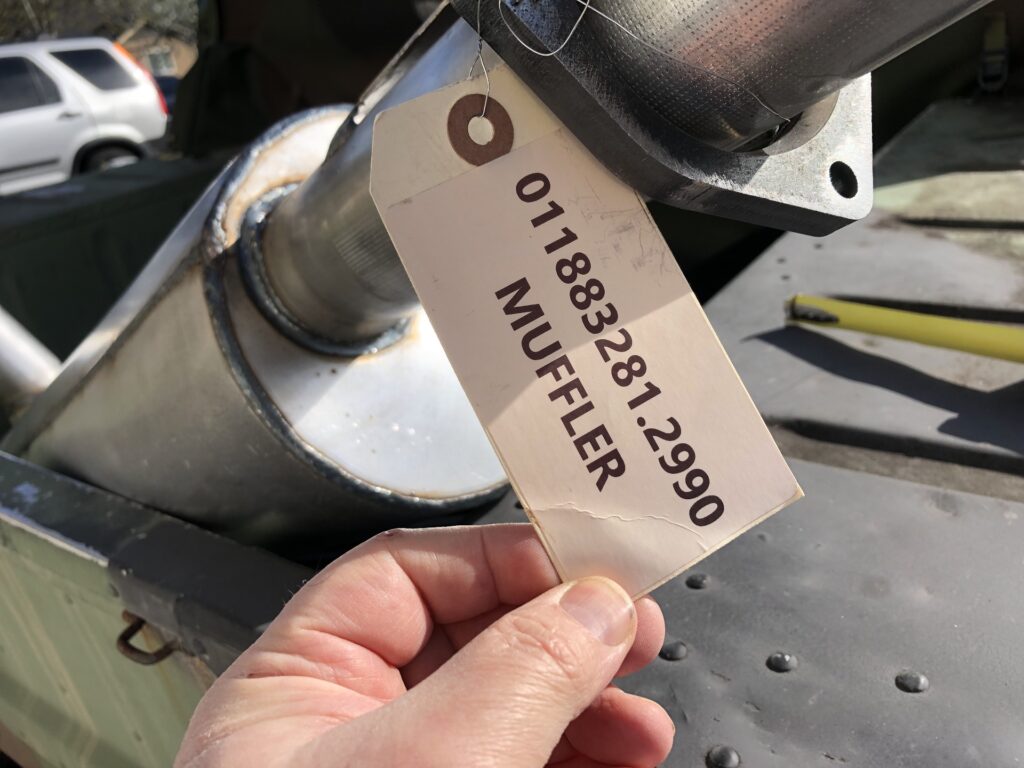 m1097r1 new exhaust tag
